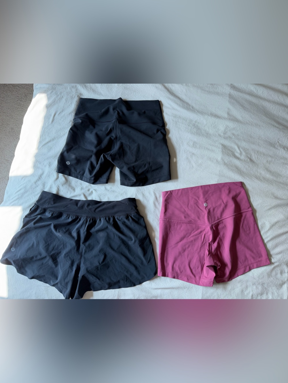 Set of seven lululemon Athletic Shorts bulk buy loy